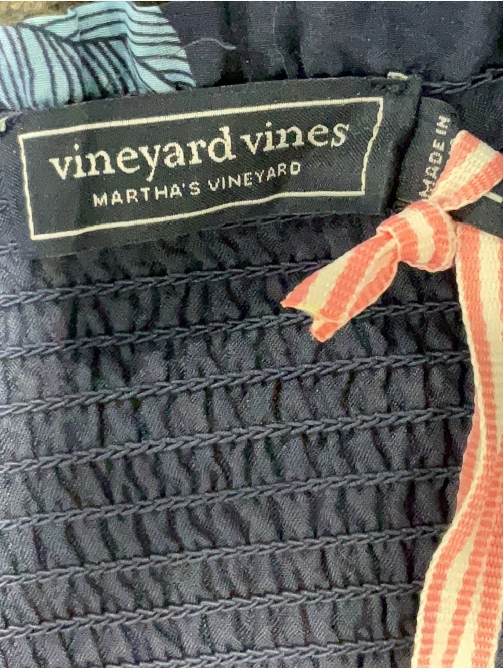 Vineyard Vines Navy Blue Floral Maxi Dress - Picture 9 of 11